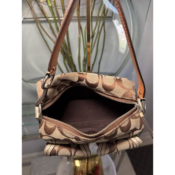 Vintage Coach Mini Legacy Signature Gallery Purse - Picture 9 of 10